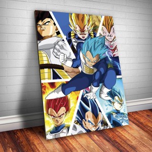 Placa Decorativa Dragon Ball Vegeta